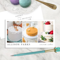 Chef pâtissier / Gâteaux sur mesure / Autres Carte