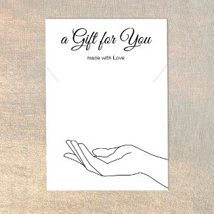 De Visite Collier Bracelet Cadeau Carte Porte-Cadeau