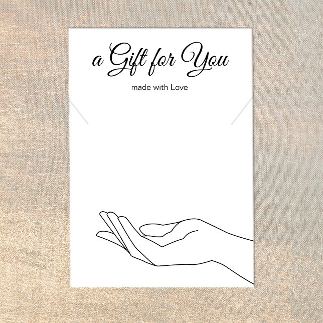 De Visite Collier Bracelet Cadeau Carte Porte-Cadeau (Créateur téléchargé)