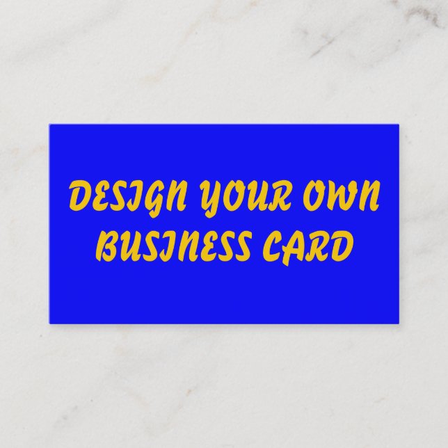 DE VISITE CONCEVEZ VOTRE CARTE D'OWNBUSINESS (Devant)