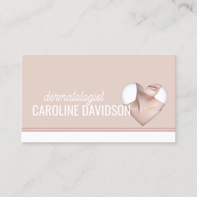 De Visite Dermatologue - Docteur en peau Carte cardiaque sim (Devant)