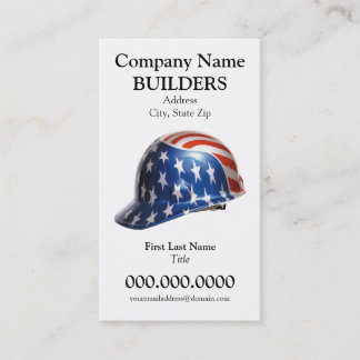 De Visite Drapeau US Construction Casquette dur Carte Goudy 