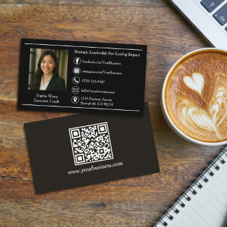 De Visite Élégante carte professionnelle personnalisée avec 