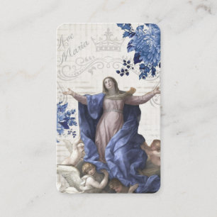 De Visite Fête des Mères Catholiques Souvenir Carte Sainte