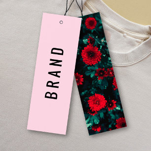 De Visite Fleurs Conception Nom commercial Hang Tags Cartes