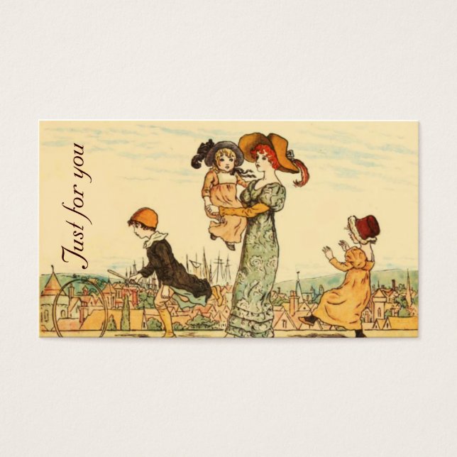 De Visite Garde d'enfants Cartes cadeaux d'affaires (Devant)