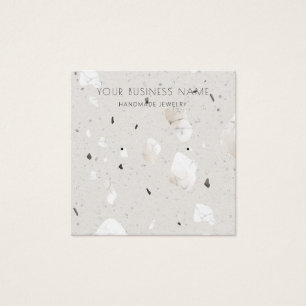 De Visite Gris Gris Terrazzo Elevage Cartes d'affichage