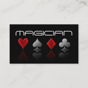 De Visite Magicien Carte Poker Trick Entertainment
