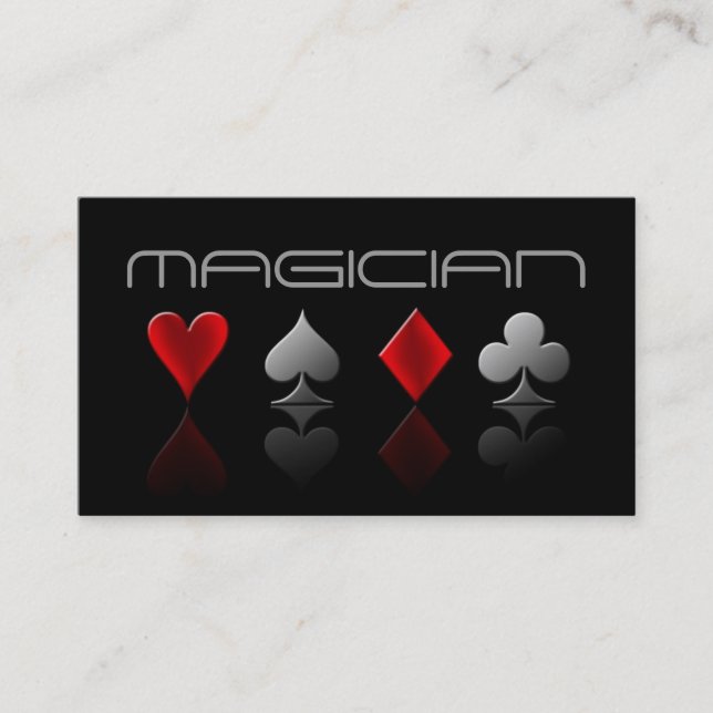 De Visite Magicien Carte Poker Trick Entertainment (Devant)