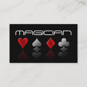 De Visite Magicien Carte Poker Trick Entertainment