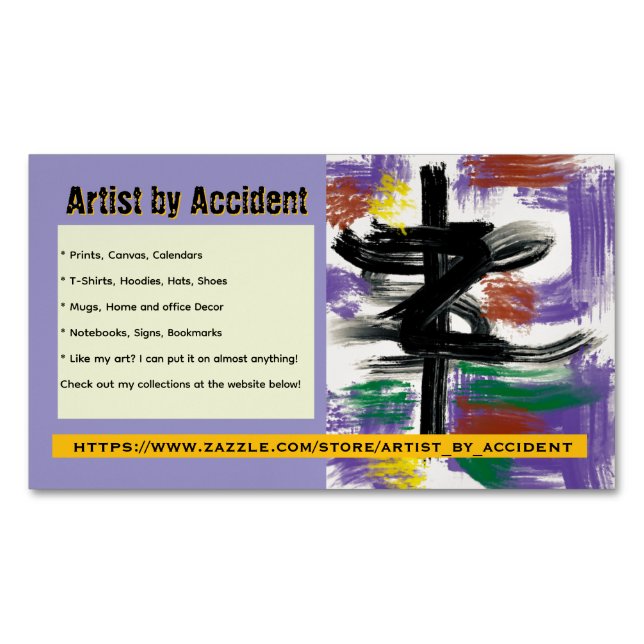 De Visite Magnétique Carte MAG ABA (devant)