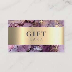 De Visite Marbre Élégant Blanc Faux Or Beauté Carte Cadeau
