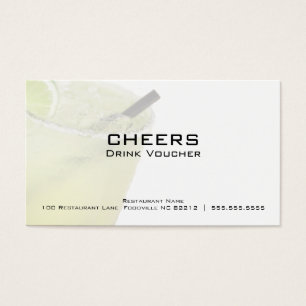 De Visite Margarita Business Drick Voucher Cartes