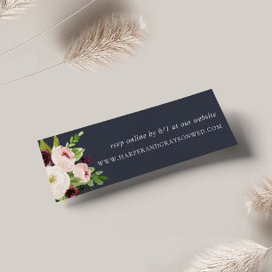 De Visite Midnight Romance Mariage Website Cartes RSVP