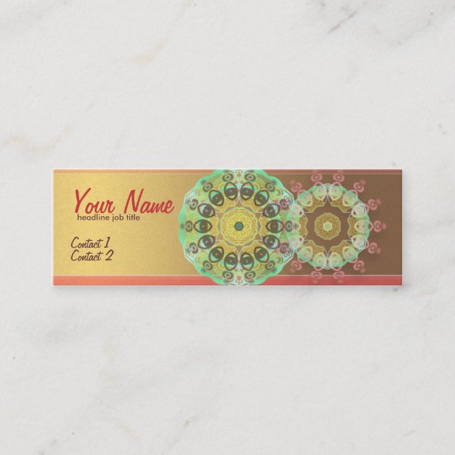 De Visite Mini carte du profil 2Circles (Devant)