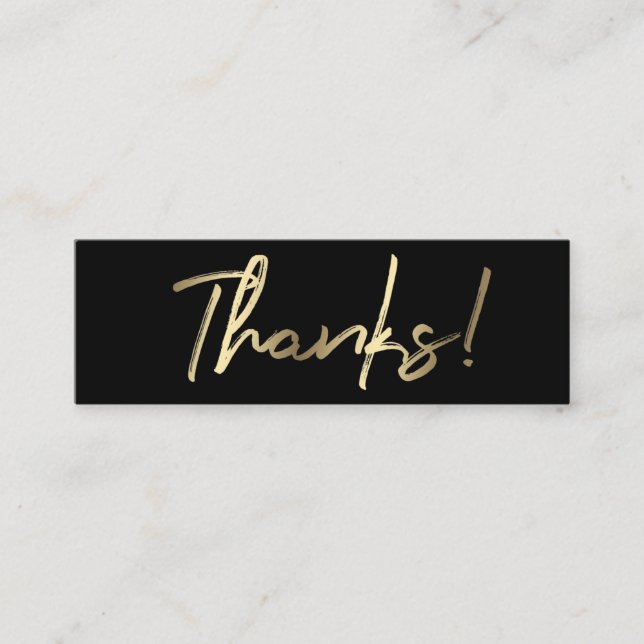 De Visite Mini carte remise merci (Devant)