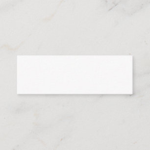 De Visite Mini Créez votre propre carte personnalisée blanche per