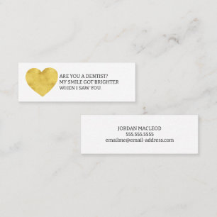 De Visite Mini Es-tu une carte d'appel Dentist Fun Dalling Card
