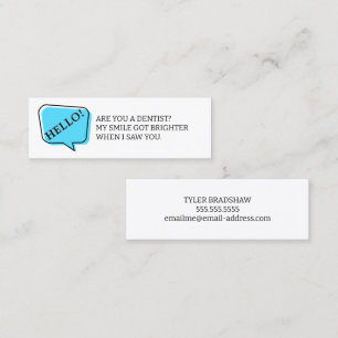 De Visite Mini Es-tu une carte d'appel Dentist Fun Dalling Card