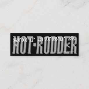 De Visite Mini Hot-Rodder - carte personnelle des médias sociaux