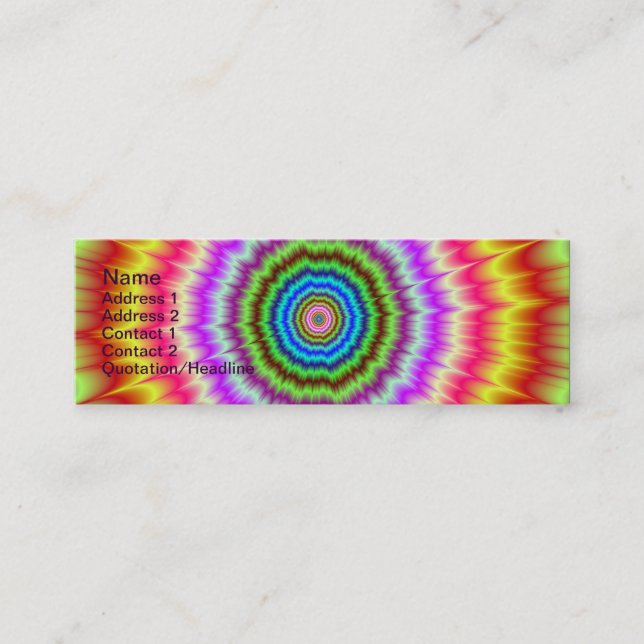 De Visite Mini Kaboom ! ! ! ! Carte (Devant)