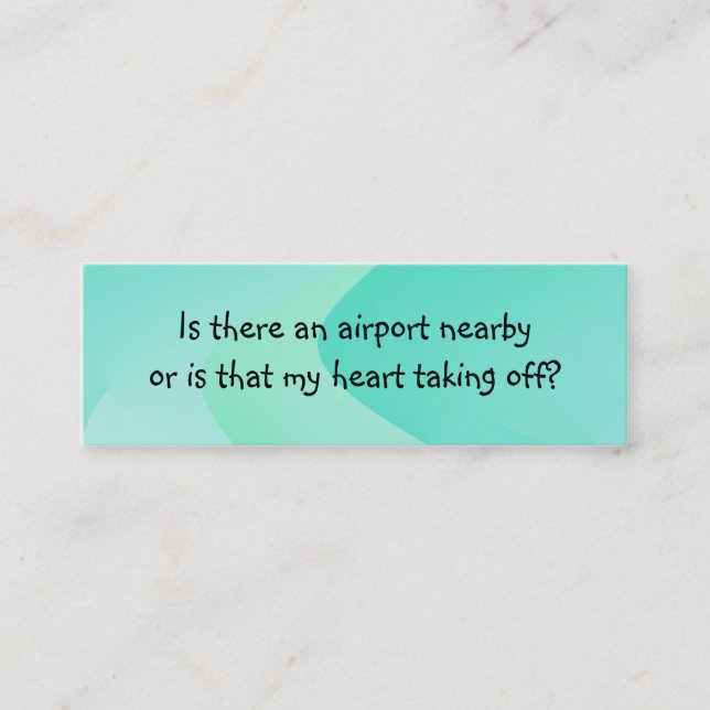 De Visite Mini Prenez la ligne carte d'introduction (Devant)