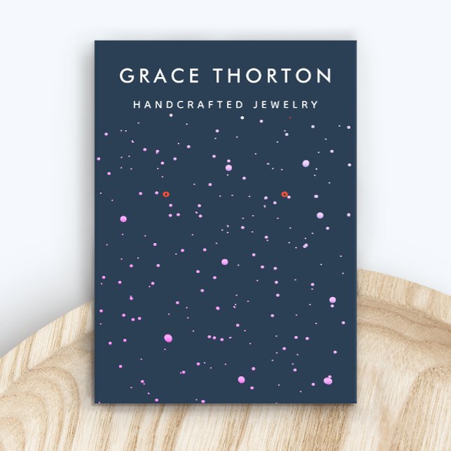 De Visite Minuscule Étoiles Turquoise à oreille bijoux carte (Créateur téléchargé)