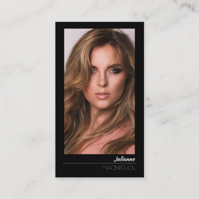 De Visite Modèle d'acteur Wilshire | Carte d'appel professio (Devant)