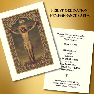 DE VISITE ORDINATION DU PRIÊTRE CATHOLIQUE CARTES SAINES ANN