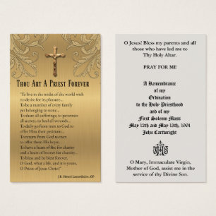 DE VISITE ORDINATION DU PRIÊTRE CATHOLIQUE CARTES SAINES ANN