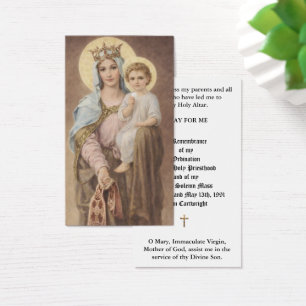 DE VISITE ORDINATION DU PRIÊTRE CATHOLIQUE CARTES SAINES ANN