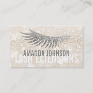 De Visite Parties scintillant Lash Eyelash Extensions Carte