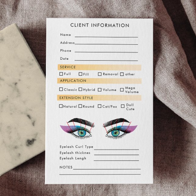 De Visite Pastel Holographic Eyelash Extensions Carte (Pastel Holographic Eyelash Extensions Map Business Card)