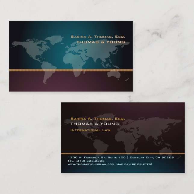 De Visite PixDezines Going Global, carte du monde (Devant / Derrière)