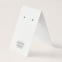 Plier sur la carte d'oreille avec logo en bas