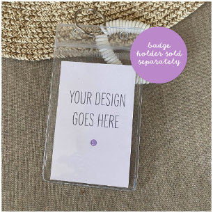 De Visite Porte-insignes Carte d'insertion 2x3,5" do-it-your