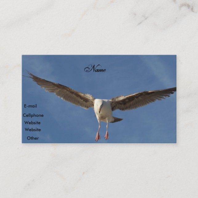 De Visite Répartir la carte wings_Pofile (Devant)