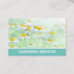 De Visite Service Gardener & Gardening Carte d'appel.