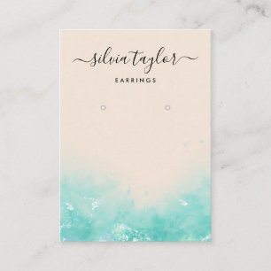 De Visite Summer Beach Ocean carte d'affichage calligraphie