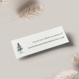 De Visite Timber Grove Site Mariage Cartes RSVP   Mini