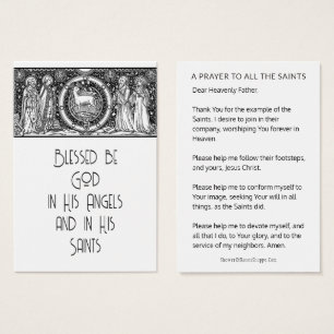 DE VISITE TOUS LES SAINTS JOUR PRIÈRE CÉLÉBRATION CARTES SAI