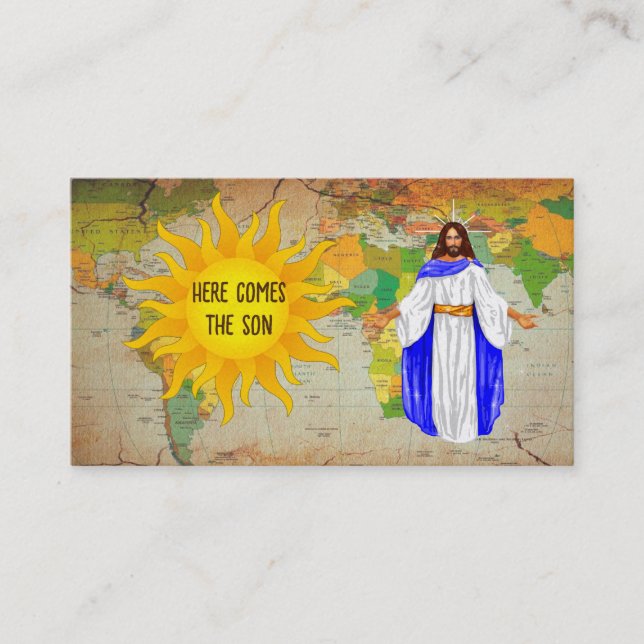 De Visite Voici la carte Son (Devant)
