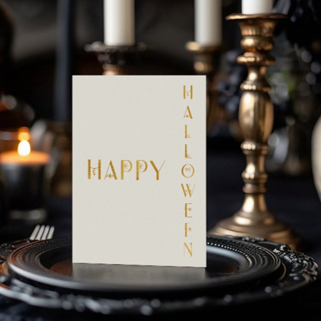 De Vœux En Aluminium Carte à huile Halloween moderne (Créateur téléchargé)
