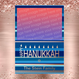 De Vœux En Aluminium Carte photo Hannukah