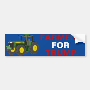 De Voiture Agriculteurs pour le président Trump autocollant p