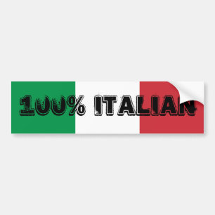 De Voiture Autocollant 100% Italien