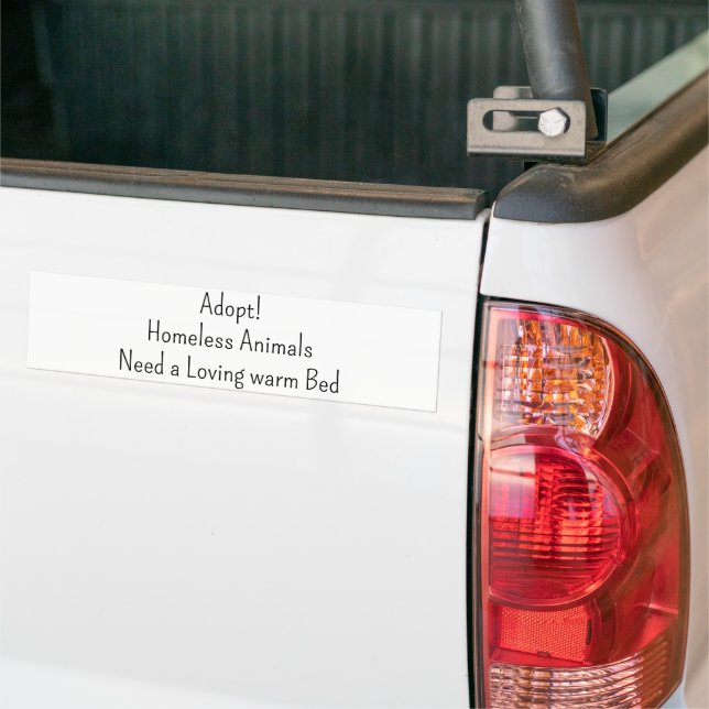 De Voiture Autocollant Adoptez un chat & chiens  (Sur camion)