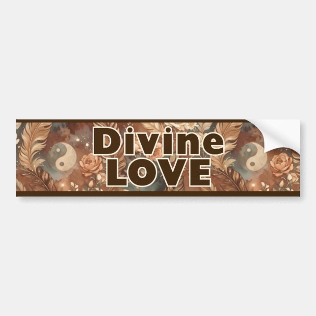 De Voiture Autocollant Amour Divin (Devant)