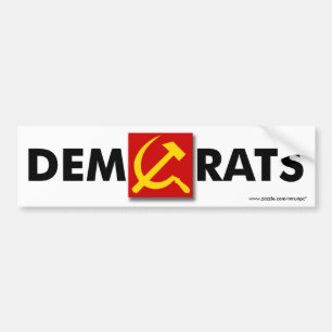 De Voiture Autocollant anti-démocrate "DemRats"
