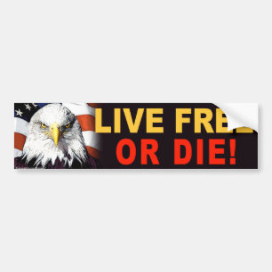 De Voiture autocollant anti-Obama "Live Free or Die"